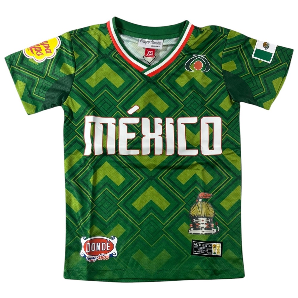 Headgear Classics Mexico Youth Soccer Jersey Green Size XS HGC145-YSOCC-09